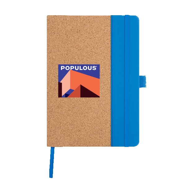 Hickory Cork & Recycled PU Notebook 1