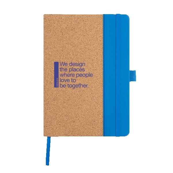 Hickory Cork & Recycled PU Notebook 1