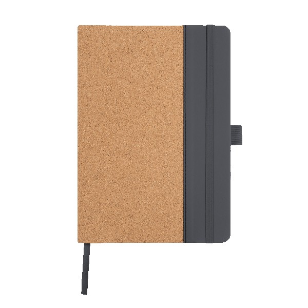 Hickory Cork & Recycled PU Notebook 1