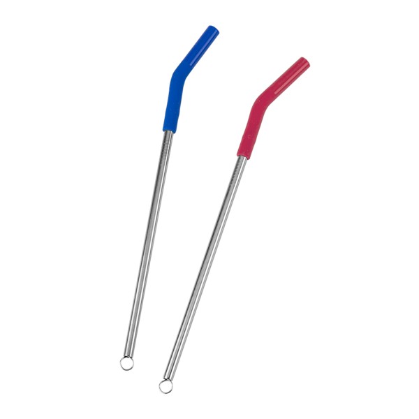 Reusable Stainless Steel Two Straw Set 1