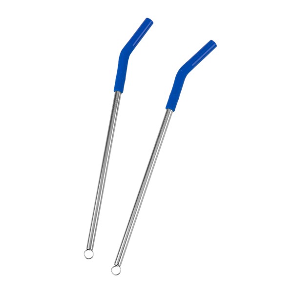 Reusable Stainless Steel Two Straw Set 1