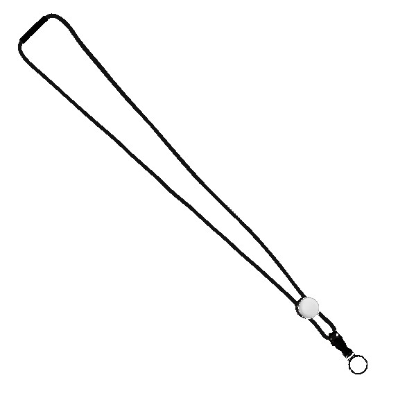 3/16" Nylon Cord Lanyard with Snap-Buckle Release, Standard O-Ring & Slider 1
