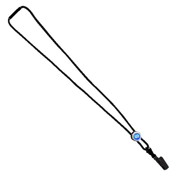 3/16" Nylon Cord Lanyard with Snap-Buckle Release, Standard O-Ring & Slider 1