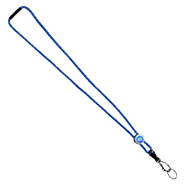 3/16" Nylon Cord Lanyard with Snap-Buckle Release, Standard O-Ring & Slider 1
