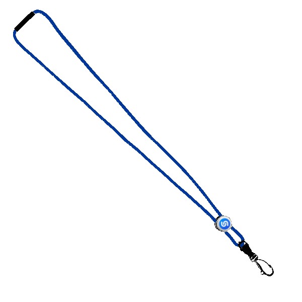 3/16" Nylon Cord Lanyard with Snap-Buckle Release, Standard O-Ring & Slider 1