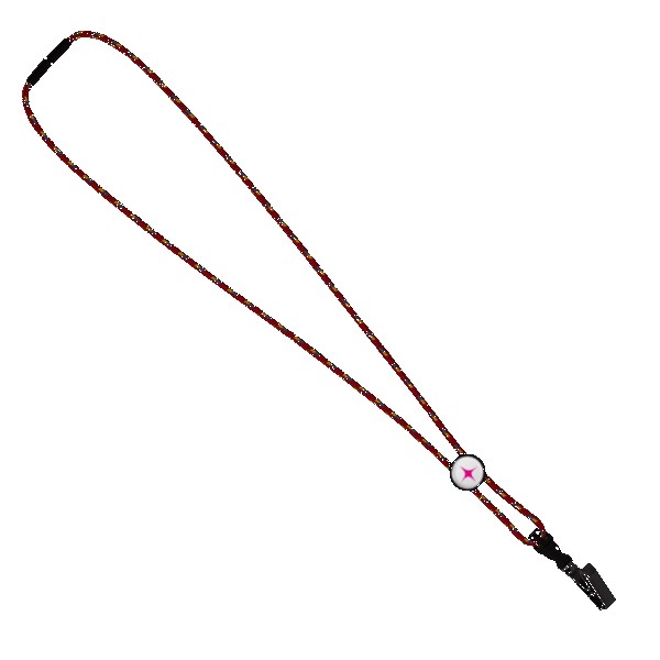 3/16" Nylon Cord Lanyard with Snap-Buckle Release, Standard O-Ring & Slider 1