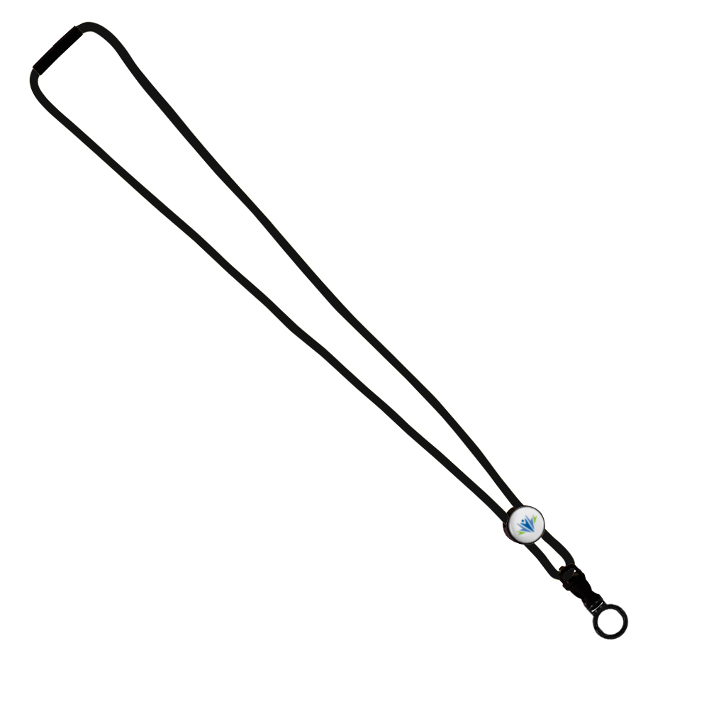 3/16" Nylon Cord Lanyard with Snap-Buckle Release, Standard O-Ring & Slider 1