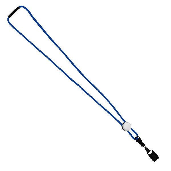 3/16" Nylon Cord Lanyard with Snap-Buckle Release, Standard O-Ring & Slider 1