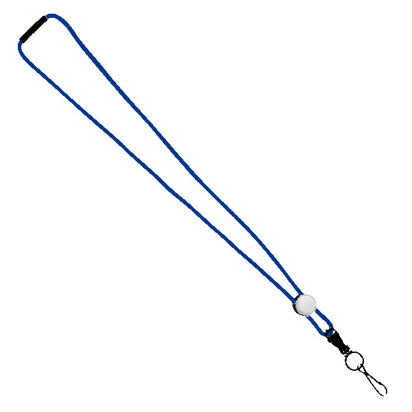 3/16" Nylon Cord Lanyard with Snap-Buckle Release, Standard O-Ring & Slider 1