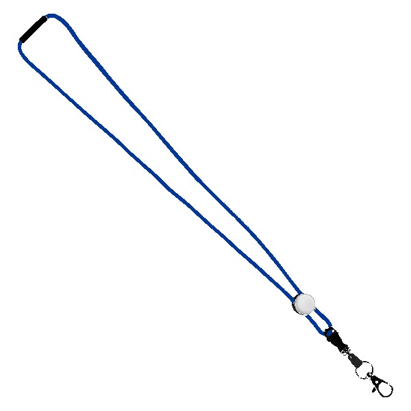 3/16" Nylon Cord Lanyard with Snap-Buckle Release, Standard O-Ring & Slider 1
