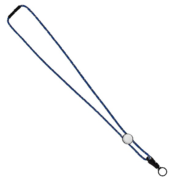 3/16" Nylon Cord Lanyard with Snap-Buckle Release, Standard O-Ring & Slider 1