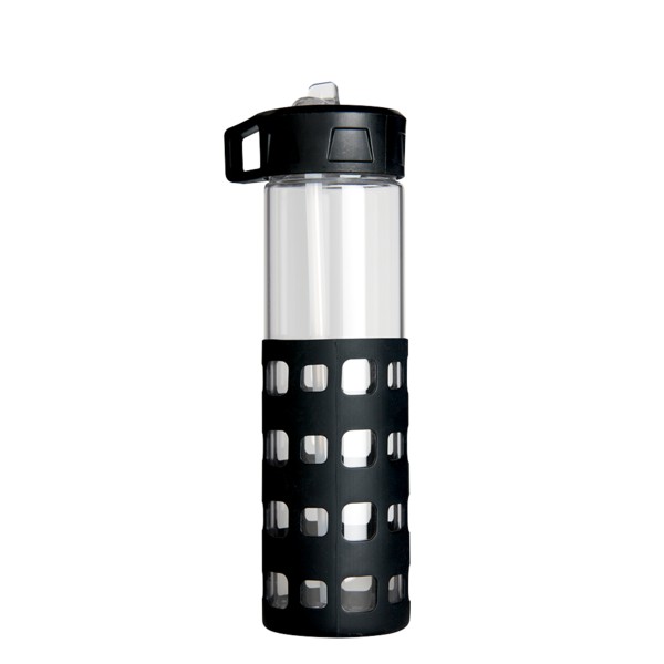 Sip-N-Go Glass Water Bottle - 20 Oz. 1