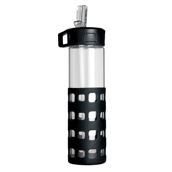 Sip-N-Go Glass Water Bottle - 20 Oz. 1