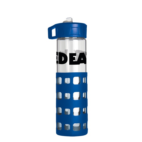 Sip-N-Go Glass Water Bottle - 20 Oz. 1