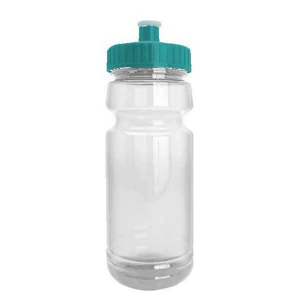 Wheely 24oz Transparent Bike Bottle w/Push-Pull Lid 1