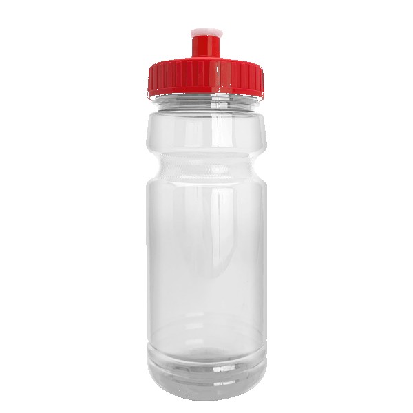 Wheely 24oz Transparent Bike Bottle w/Push-Pull Lid 1