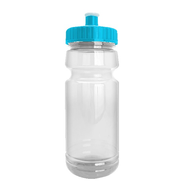 Wheely 24oz Transparent Bike Bottle w/Push-Pull Lid 1