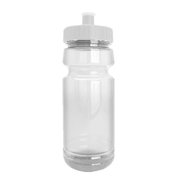 Wheely 24oz Transparent Bike Bottle w/Push-Pull Lid 1