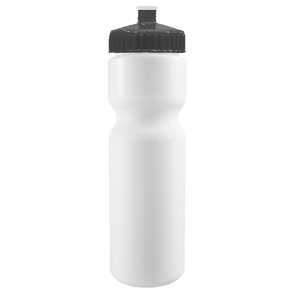 Cyclo-Cross 28oz Bike Bottle - White w/Push-Pull Lid 1