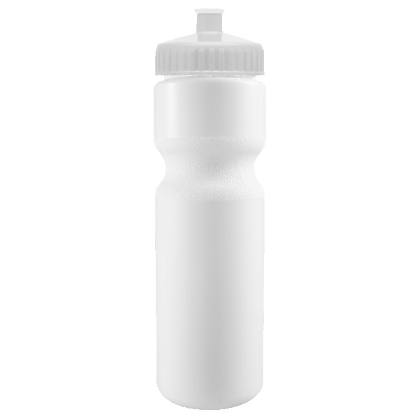 Cyclo-Cross 28oz Bike Bottle - White w/Push-Pull Lid 1