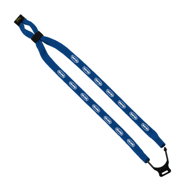 1/2" Double-Thick Cotton Trade Show Lanyard with Plastic Option Y Converter 1
