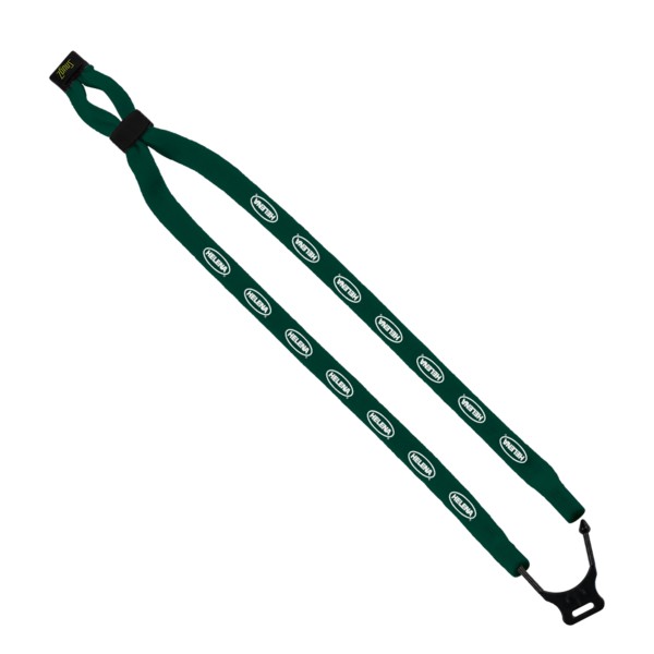 1/2" Double-Thick Cotton Trade Show Lanyard with Plastic Option Y Converter 1