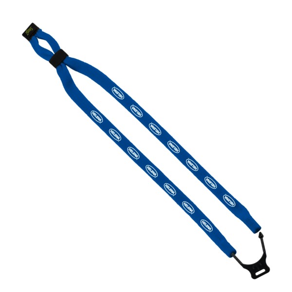 1/2" Double-Thick Cotton Trade Show Lanyard with Plastic Option Y Converter 1