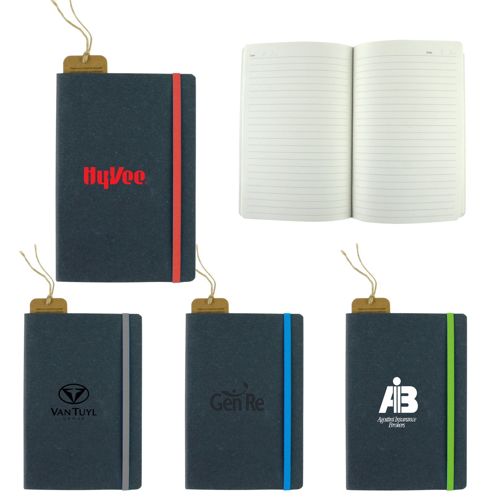 Recycled Bonded Leather Softcover Notebook 1