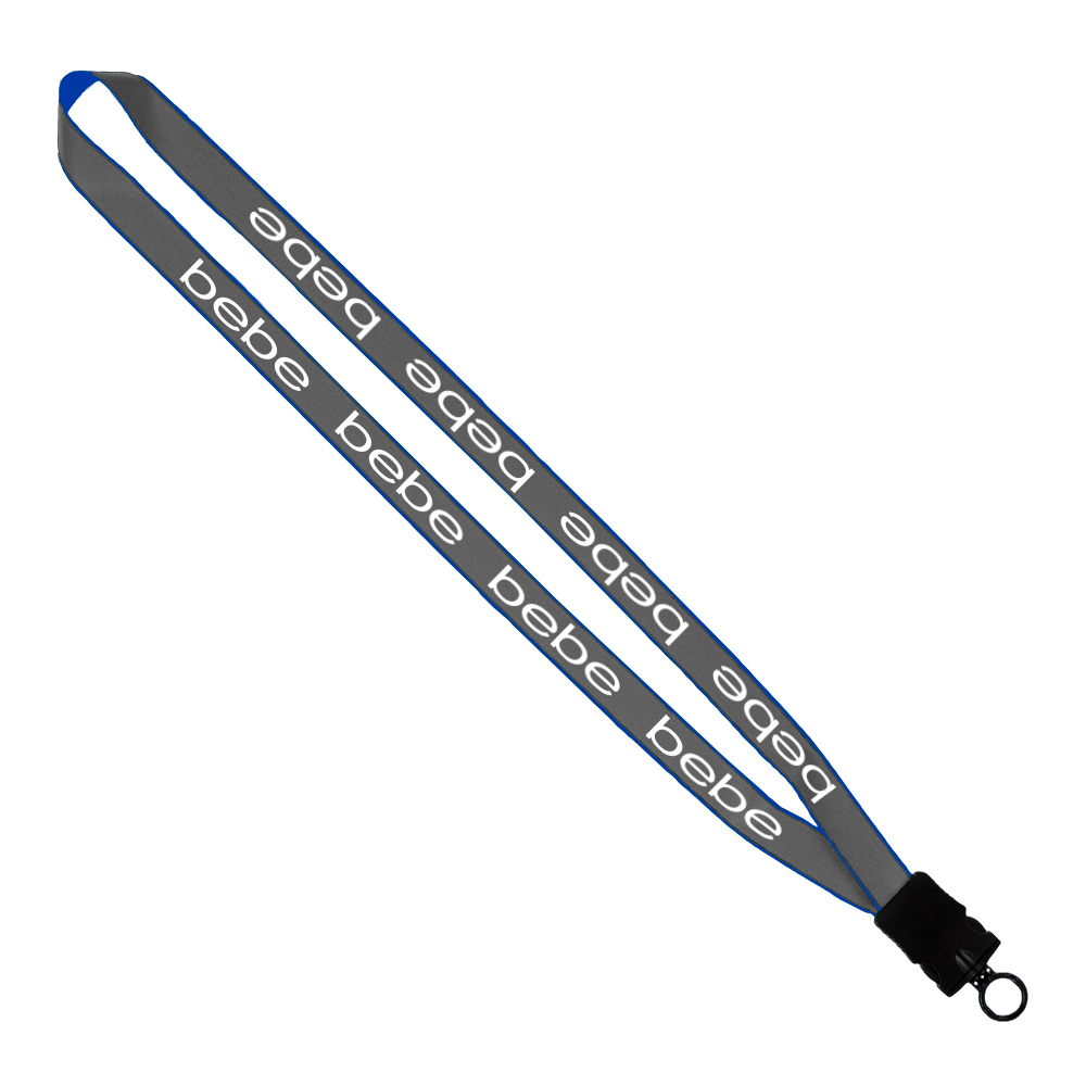 3/4" Reflective Lanyard with Buckle Release 1