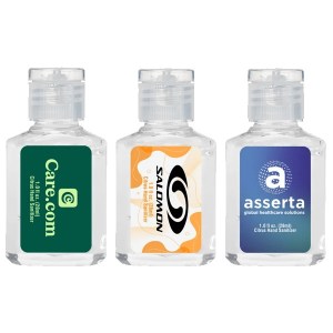 Squeaky Clean 1oz Clear Sanitizer in Clear Bottle 1 Squeaky Clean 1oz Clear Sanitizer in Clear Bottle 1