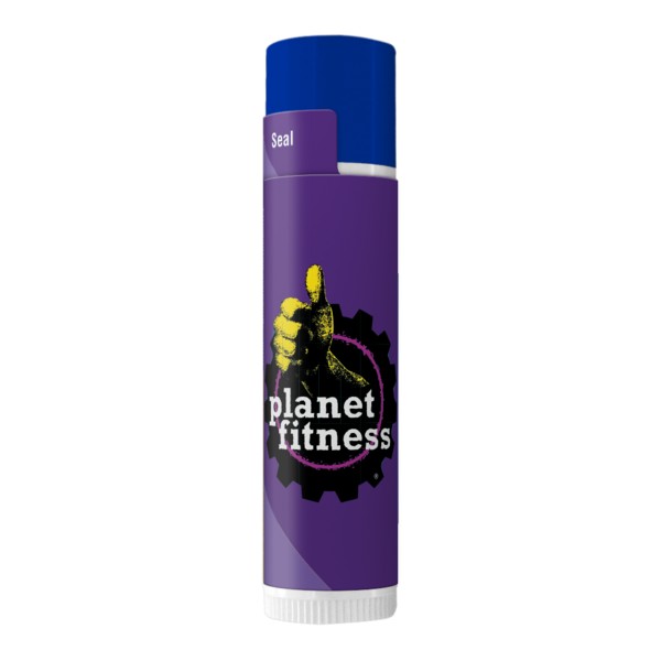 Custom SPF 15 Lip Balm in White Tube with Colored Cap 1