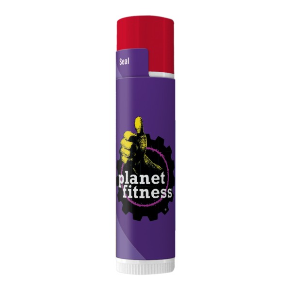 Custom SPF 15 Lip Balm in White Tube with Colored Cap 1