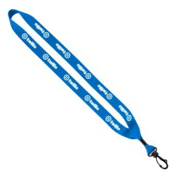 3/4" Polyester Lanyard with Swivel Snap Hook 1