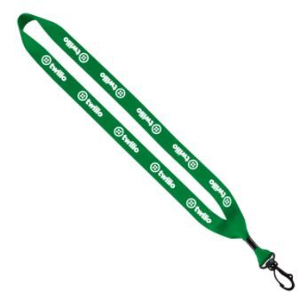 3/4" Polyester Lanyard with Swivel Snap Hook 1