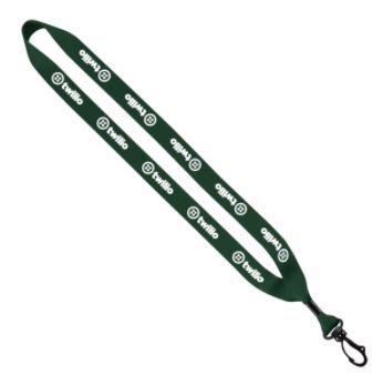 3/4" Polyester Lanyard with Swivel Snap Hook 1