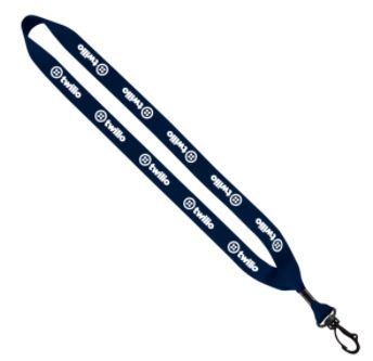 3/4" Polyester Lanyard with Swivel Snap Hook 1