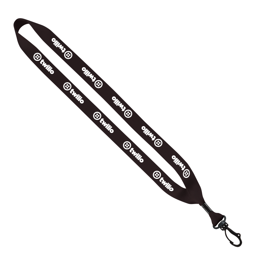 3/4" Polyester Lanyard with Swivel Snap Hook 1