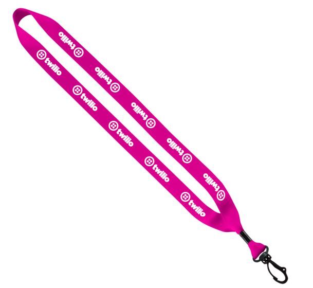3/4" Polyester Lanyard with Swivel Snap Hook 1