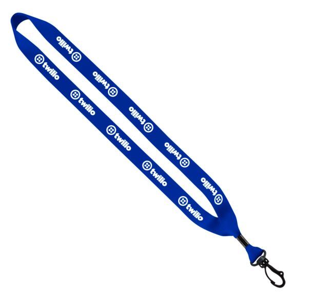3/4" Polyester Lanyard with Swivel Snap Hook 1