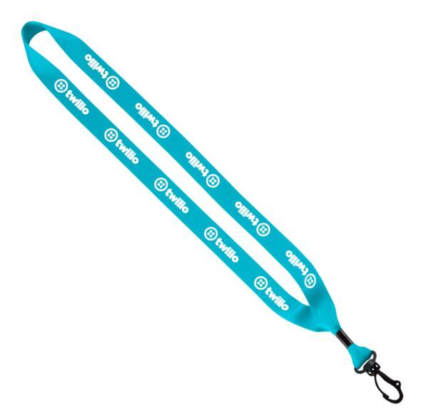 3/4" Polyester Lanyard with Swivel Snap Hook 1