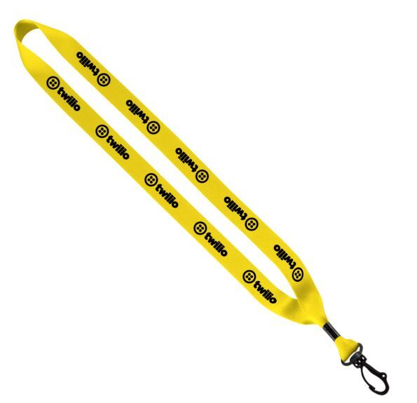 3/4" Polyester Lanyard with Swivel Snap Hook 1