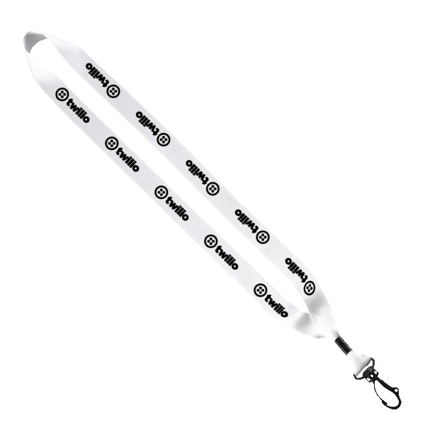 3/4" Polyester Lanyard with Swivel Snap Hook 1