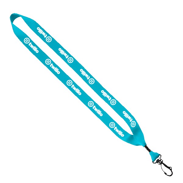 3/4" Polyester Lanyard with Swivel Snap Hook 1