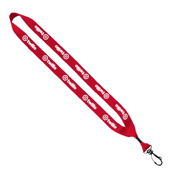 3/4" Polyester Lanyard with Swivel Snap Hook 1