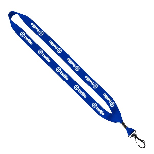 3/4" Polyester Lanyard with Swivel Snap Hook 1