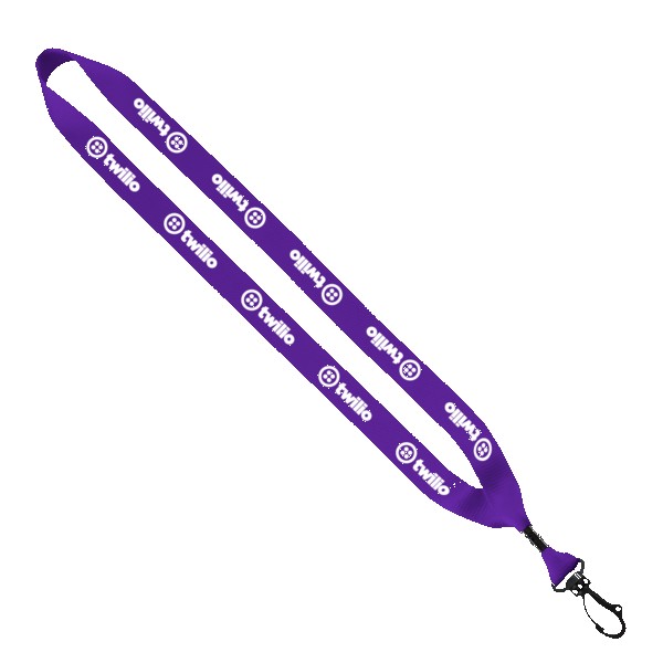 3/4" Polyester Lanyard with Swivel Snap Hook 1