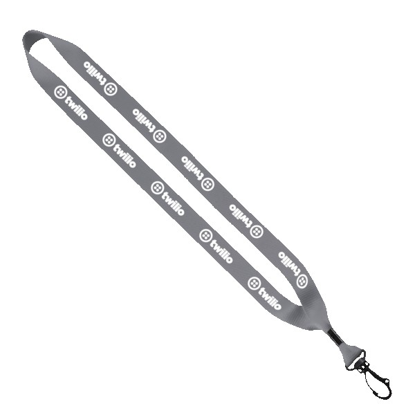 3/4" Polyester Lanyard with Swivel Snap Hook 1