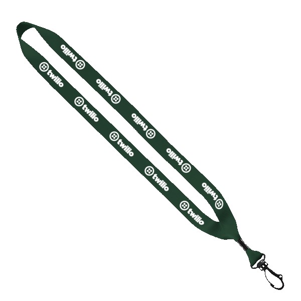 3/4" Polyester Lanyard with Swivel Snap Hook 1