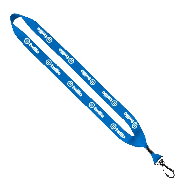 3/4" Polyester Lanyard with Swivel Snap Hook 1