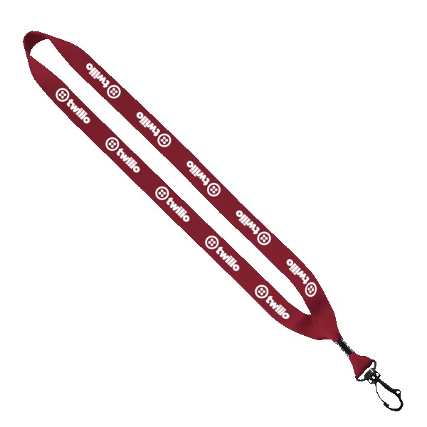 3/4" Polyester Lanyard with Swivel Snap Hook 1